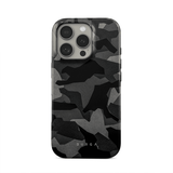 Burga iPhone 14 Deksel Tough Night Black Camo