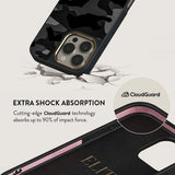 Burga iPhone 16 Pro Max Deksel Elite Dark MagSafe Night Black Camo