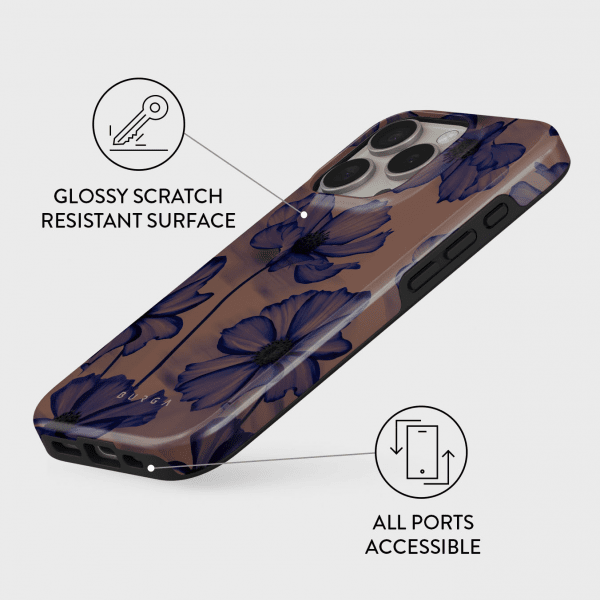 Burga iPhone 16 Pro Deksel Tough MagSafe Velvet Night