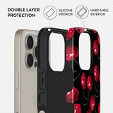 Burga iPhone 15 Pro Max Deksel Tough MagSafe Cherrybomb