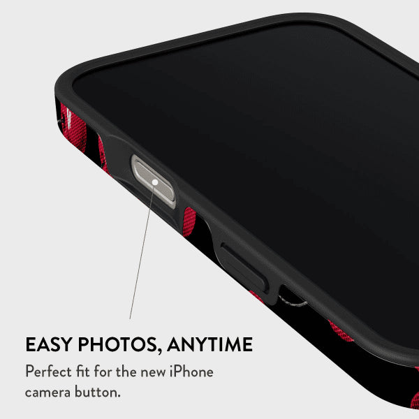 Burga iPhone 15 Plus Deksel Tough MagSafe Cherrybomb
