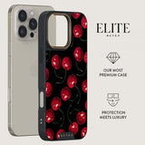 Burga iPhone 16 Pro Deksel Elite Dark MagSafe Cherrybomb