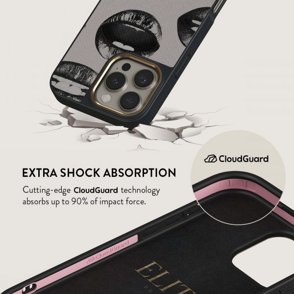 Burga iPhone 16 Deksel Elite Dark MagSafe Next Mistake