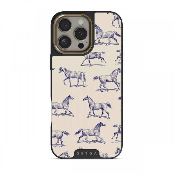 Burga iPhone 15 Plus Deksel Elite Dark MagSafe Derby Race