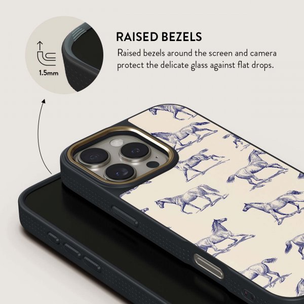 Burga iPhone 16 Deksel Elite Dark MagSafe Derby Race