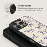 Burga iPhone 15 Pro Deksel Elite Dark MagSafe Derby Race