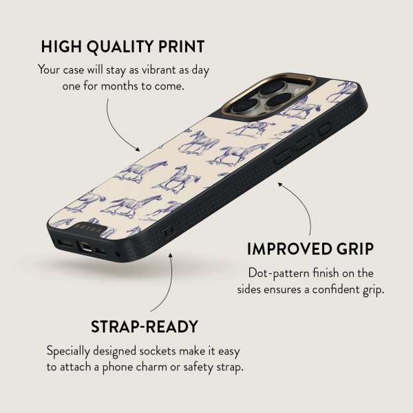 Burga iPhone 15 Deksel Elite Dark MagSafe Derby Race