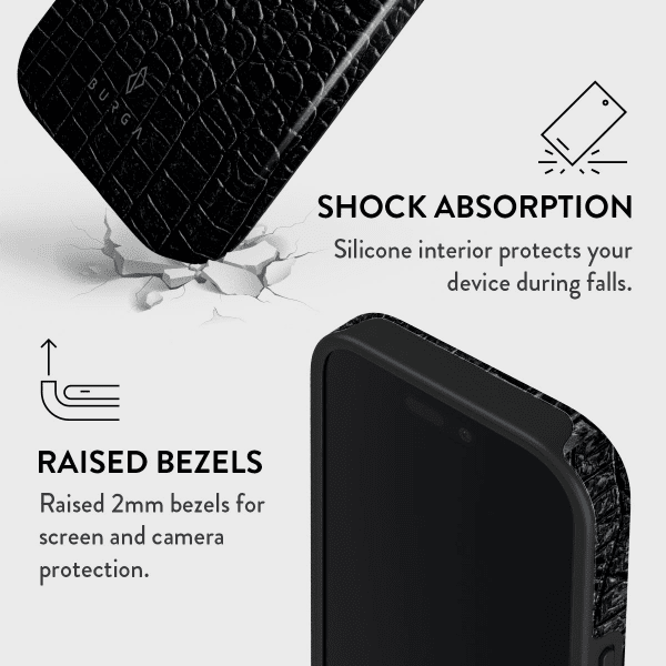 Burga iPhone 15 Deksel Tough Reaper's Touch