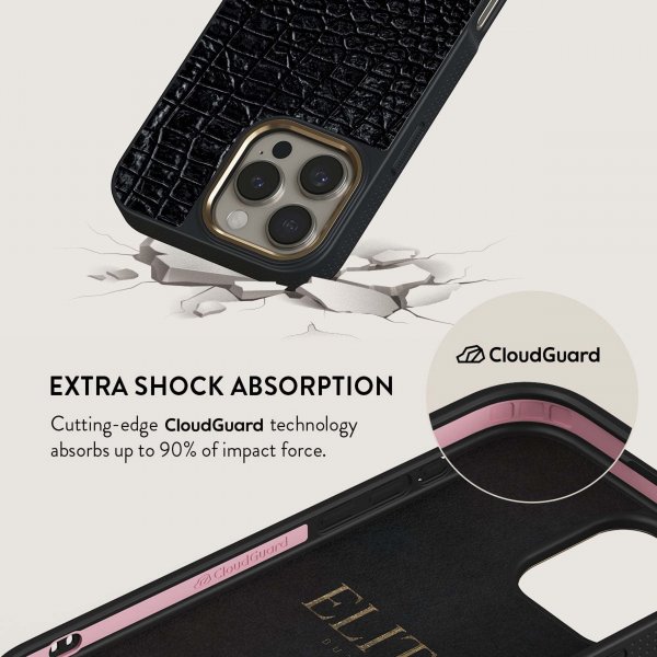 Burga iPhone 15 Deksel Elite Dark MagSafe Reaper's Touch