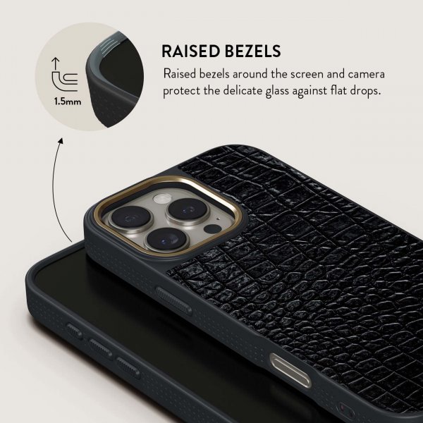 Burga iPhone 15 Deksel Elite Dark MagSafe Reaper's Touch