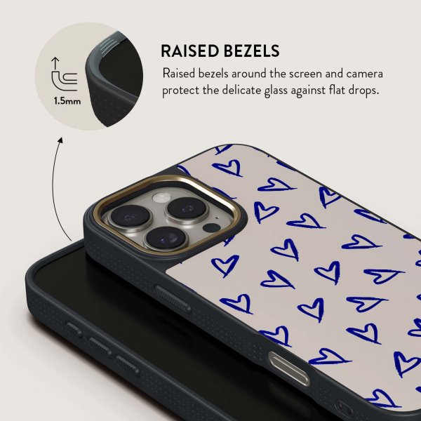 Burga iPhone 15 Pro Max Deksel Elite Dark MagSafe Love Me Right