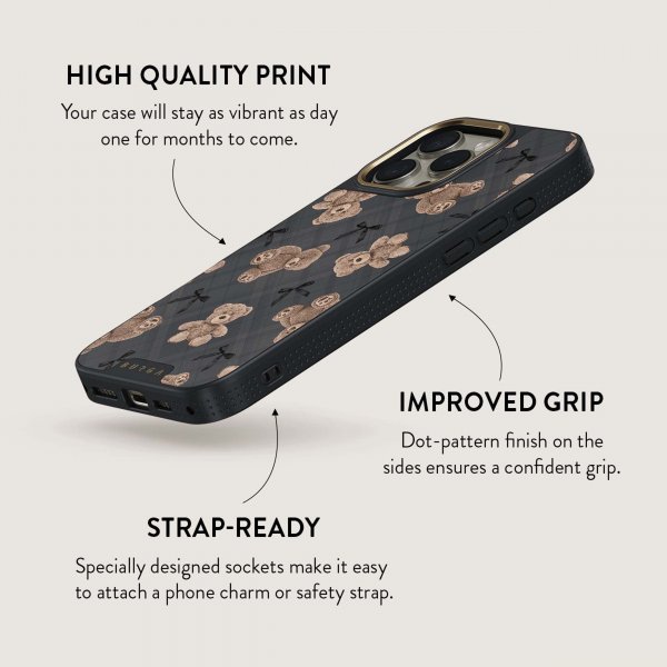 Burga iPhone 16 Pro Max Deksel Elite Dark MagSafe BFF