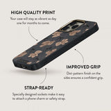 Burga iPhone 16 Pro Deksel Elite Dark MagSafe BFF