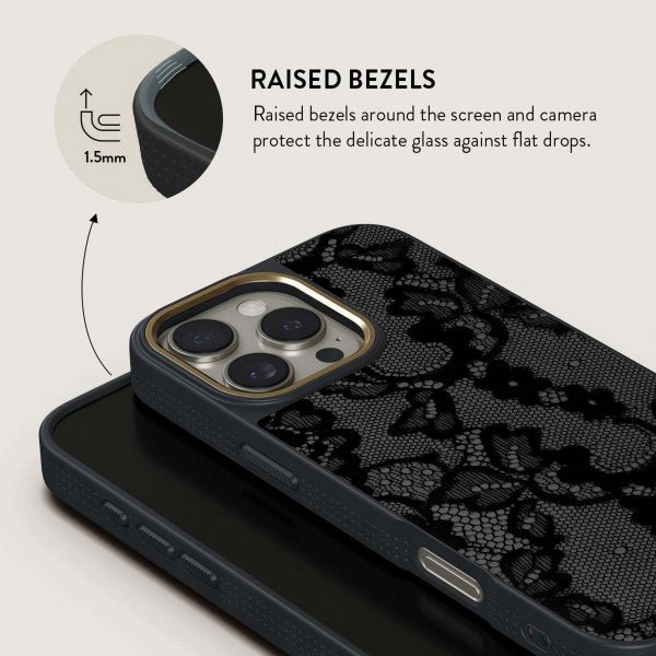 Burga iPhone 14 Deksel Elite Dark MagSafe Magnetic