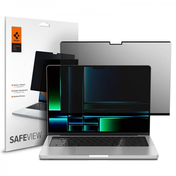 Spigen MacBook Pro 14 M1/M2/M3/M4/M5 Skjermbeskytter Safe View