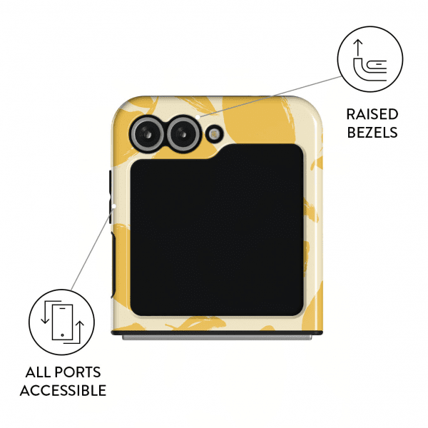 Burga Samsung Galaxy Z Flip 6 Deksel Tough Lemon Tart