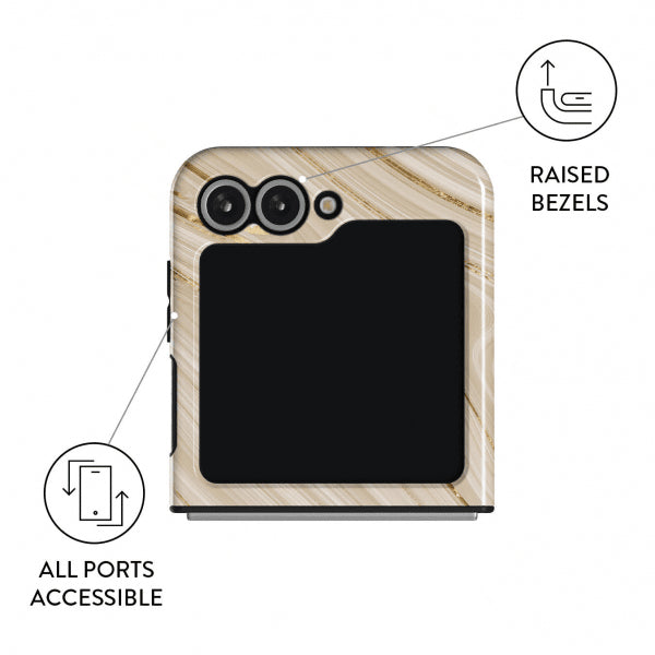Burga Samsung Galaxy Z Flip 6 Deksel Tough Full Glam