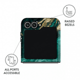 Burga Samsung Galaxy Z Flip 6 Deksel Tough Emerald Pool