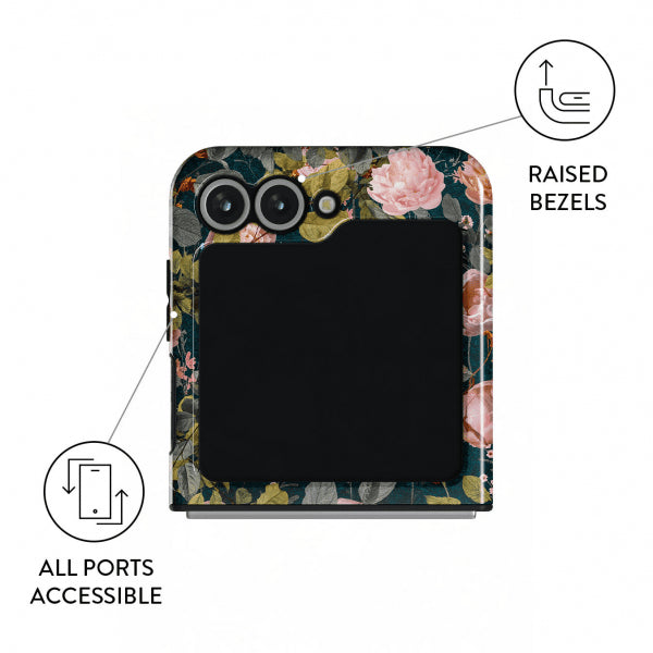 Burga Samsung Galaxy Z Flip 6 Deksel Tough Bloomy Garden