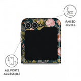 Burga Samsung Galaxy Z Flip 6 Deksel Tough Bloomy Garden
