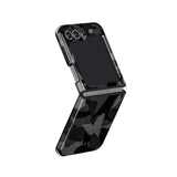 Burga Samsung Galaxy Z Flip 6 Deksel Tough Night Black Camo
