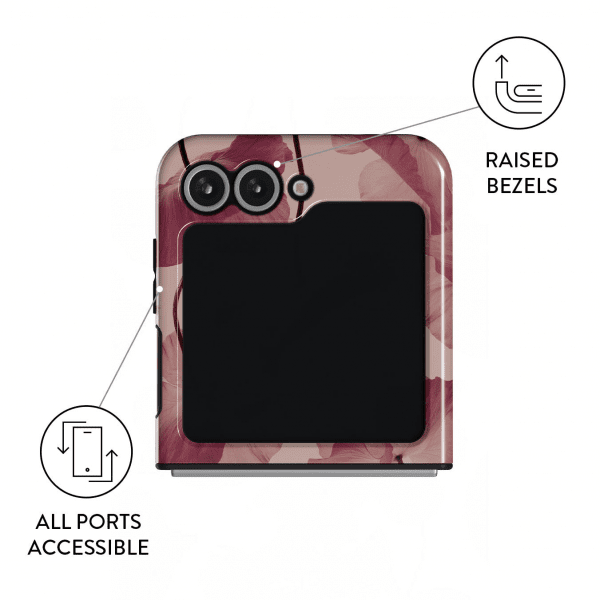 Burga Samsung Galaxy Z Flip 6 Deksel Tough Tender Kiss