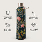 Burga Flaske Termos 800 ml Bloomy Garden