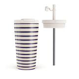 Burga Flaske Termos med lokk og sugerør Old Money