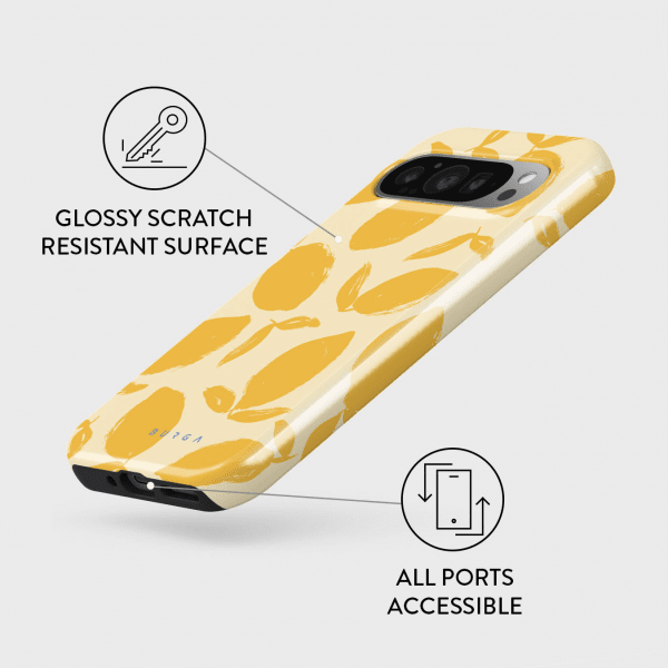 Burga Google Pixel 9/Pixel 9 Pro Deksel Tough Lemon Tart