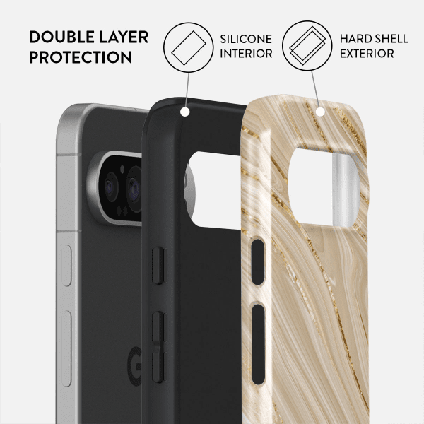 Burga Google Pixel 9 Pro XL Deksel Tough Full Glam