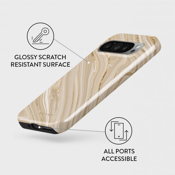 Burga Google Pixel 9/Pixel 9 Pro Deksel Tough Full Glam