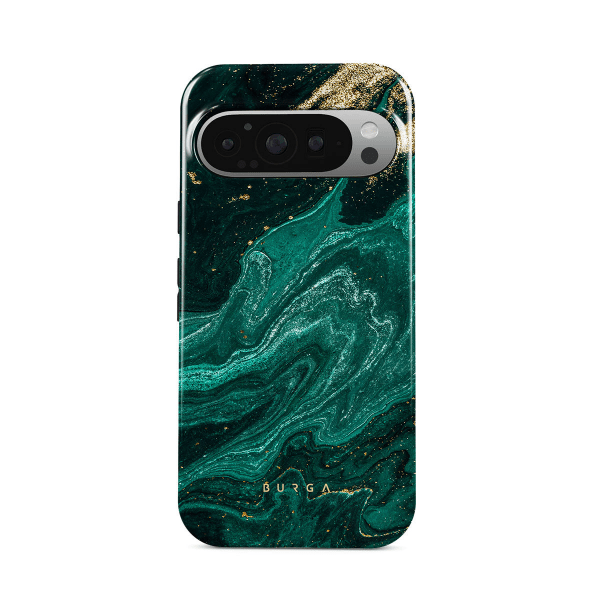 Burga Google Pixel 9/Pixel 9 Pro Deksel Tough Emerald Pool