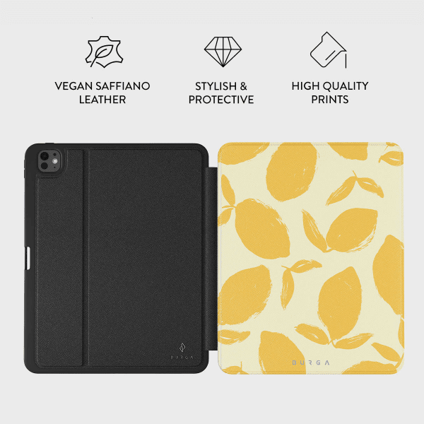 Burga iPad Pro 11 (M4/M5) Etui Folio Lemon Tart