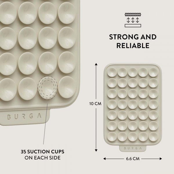 Burga Holder StickPad Sticky Grip Grå