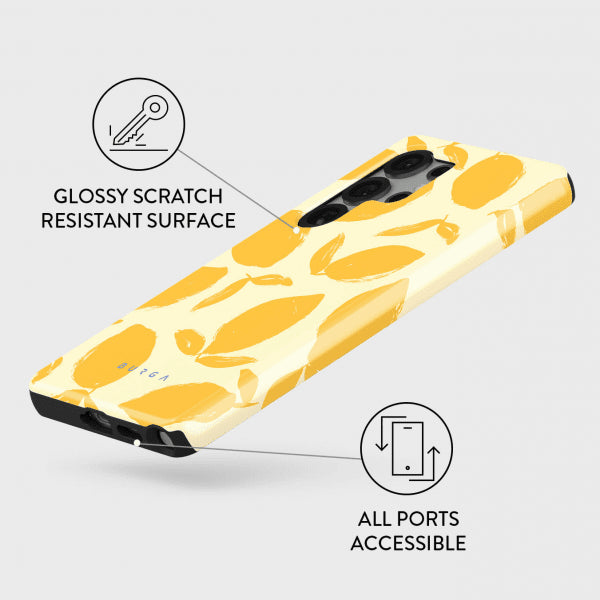 Burga Samsung Galaxy S25 Plus Deksel Tough Lemon Tart