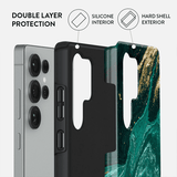 Burga Samsung Galaxy S25 Plus Deksel Tough Emerald Pool