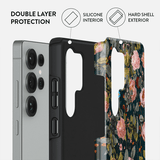 Burga Samsung Galaxy S25 Plus Deksel Tough Bloomy Garden