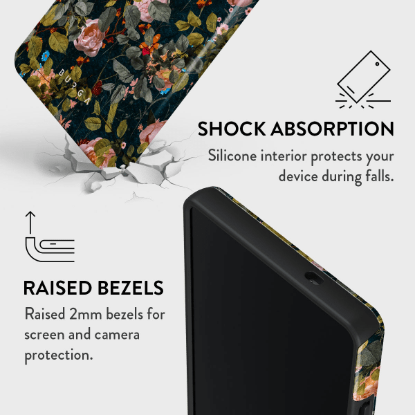 Burga Samsung Galaxy S25 Plus Deksel Tough Bloomy Garden