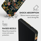 Burga Samsung Galaxy S25 Plus Deksel Tough Bloomy Garden