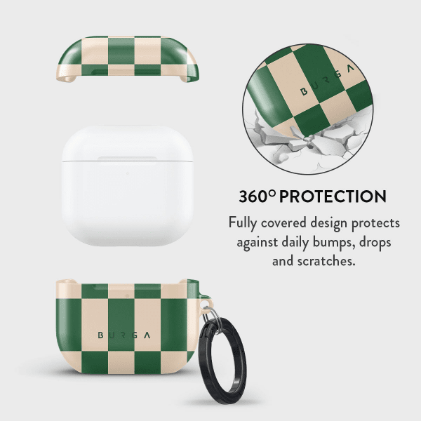 Burga AirPods 4 Deksel Design Ivy League