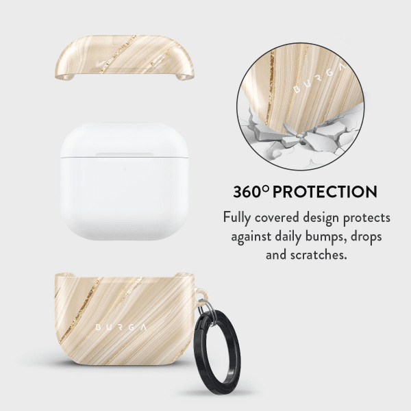 Burga AirPods 4 Deksel Design Full Glam