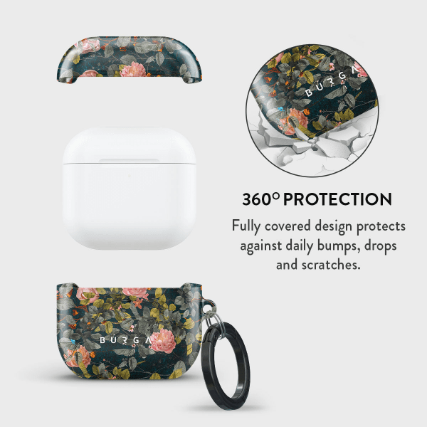 Burga AirPods 4 Deksel Design Bloomy Garden