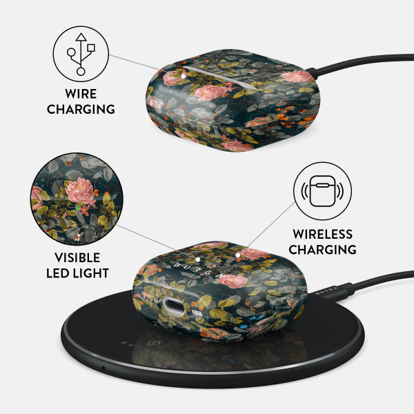 Burga AirPods 4 Deksel Design Bloomy Garden