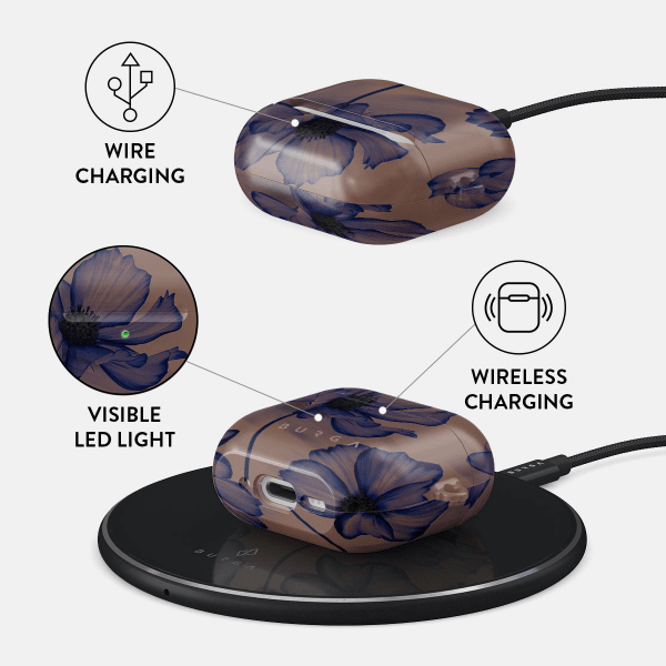 Burga AirPods 4 Deksel Design Velvet Night