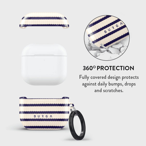 Burga AirPods 4 Deksel Design Old Money