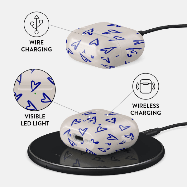 Burga AirPods 4 Deksel Design Love Me Right