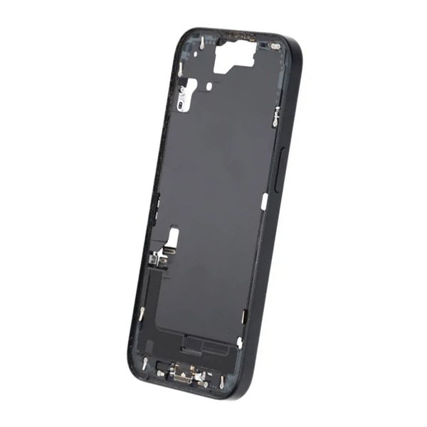 Midtramme med smådeler til iPhone 15 - Hvit OEM