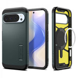 Spigen Google Pixel 10 Pro XL Deksel Tough Armor MagFit Abyss Green