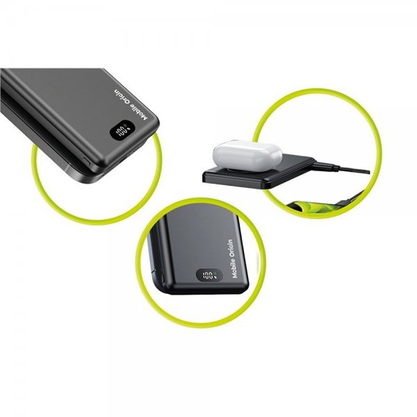 Mobile Origin 3-i-1 Powerbank 10 000 mAh MagSafe