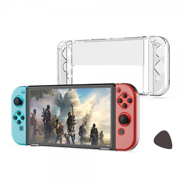 Dobe 3-i-1 gjennomsiktig skall for Nintendo Switch OLED